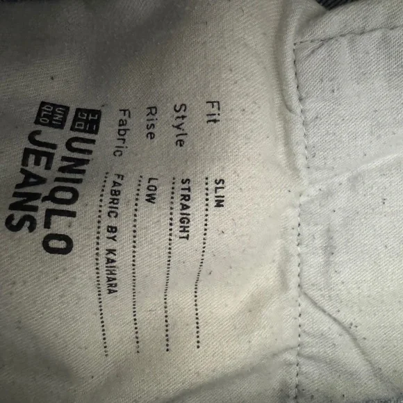 Uniqlo Cutoff Blue Jean 30 - Picture 6 of 6